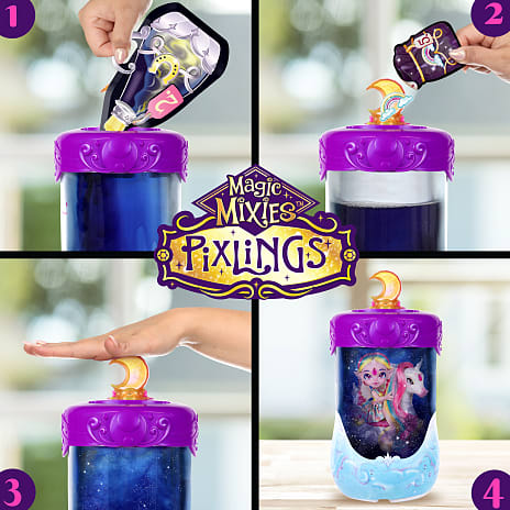 Magic Mixies Pixling dukke og enhjørning