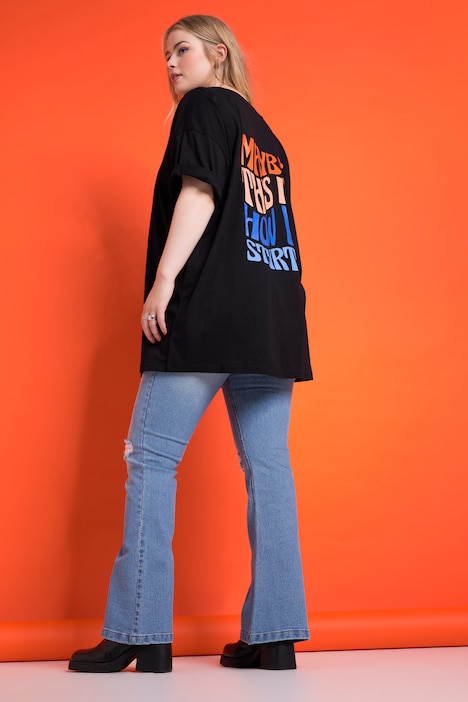 Jeans, Flared Legs, Destroy-Look, 5-Pocket