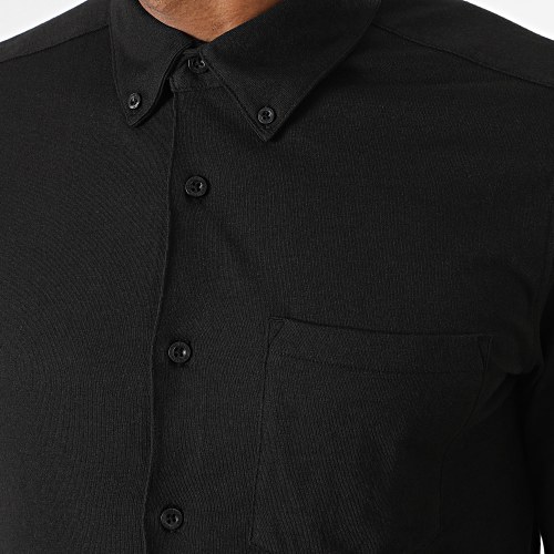 Chemise Manches Longues Slim Noah 22027665 Noir