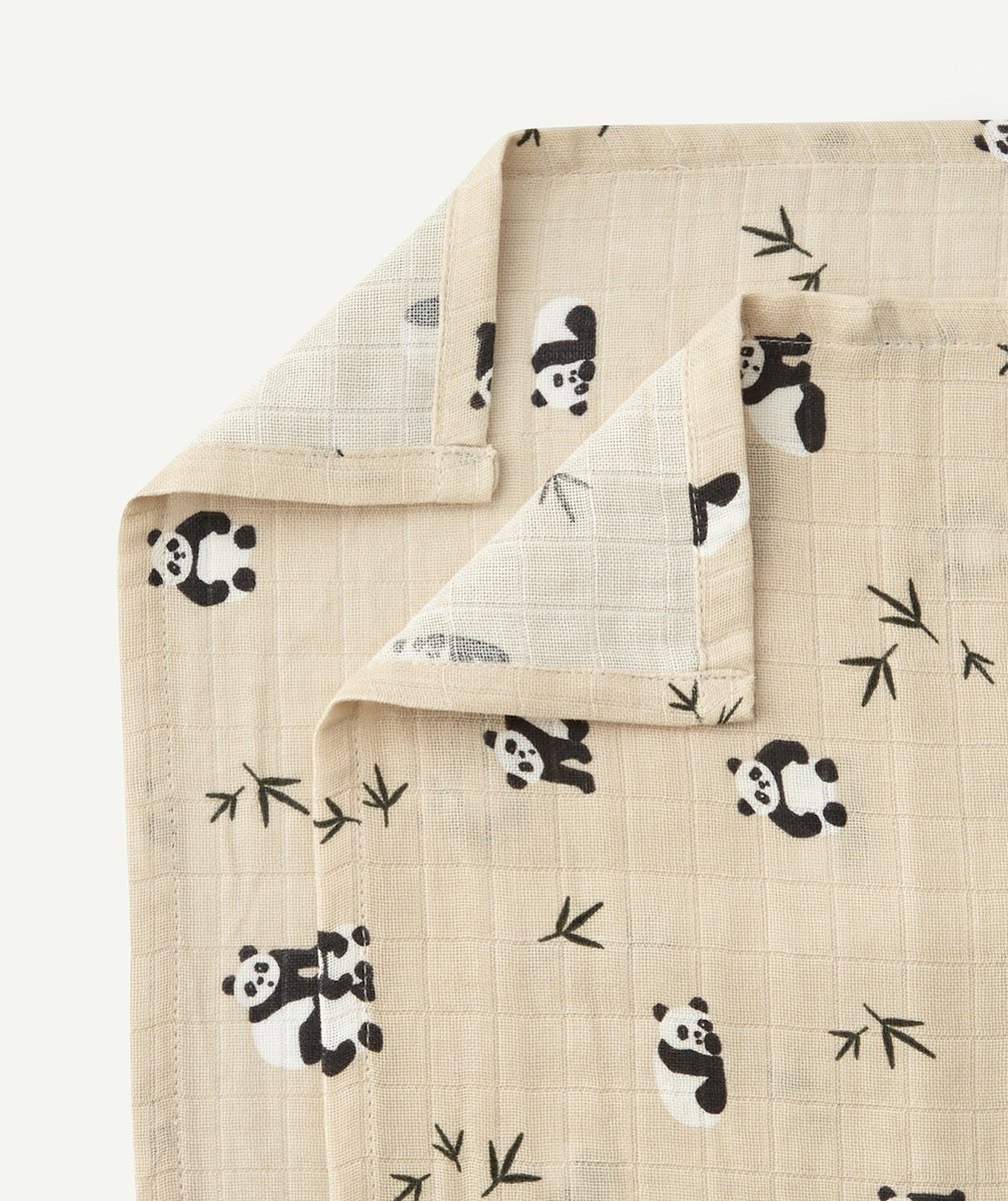 LIEWOODLOT DE 2 LANGES EN MOUSSELINE LEWIS AVEC PANDAS