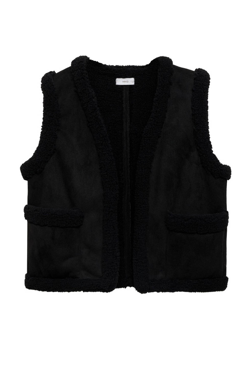 MANGO TEEN gilet zwart