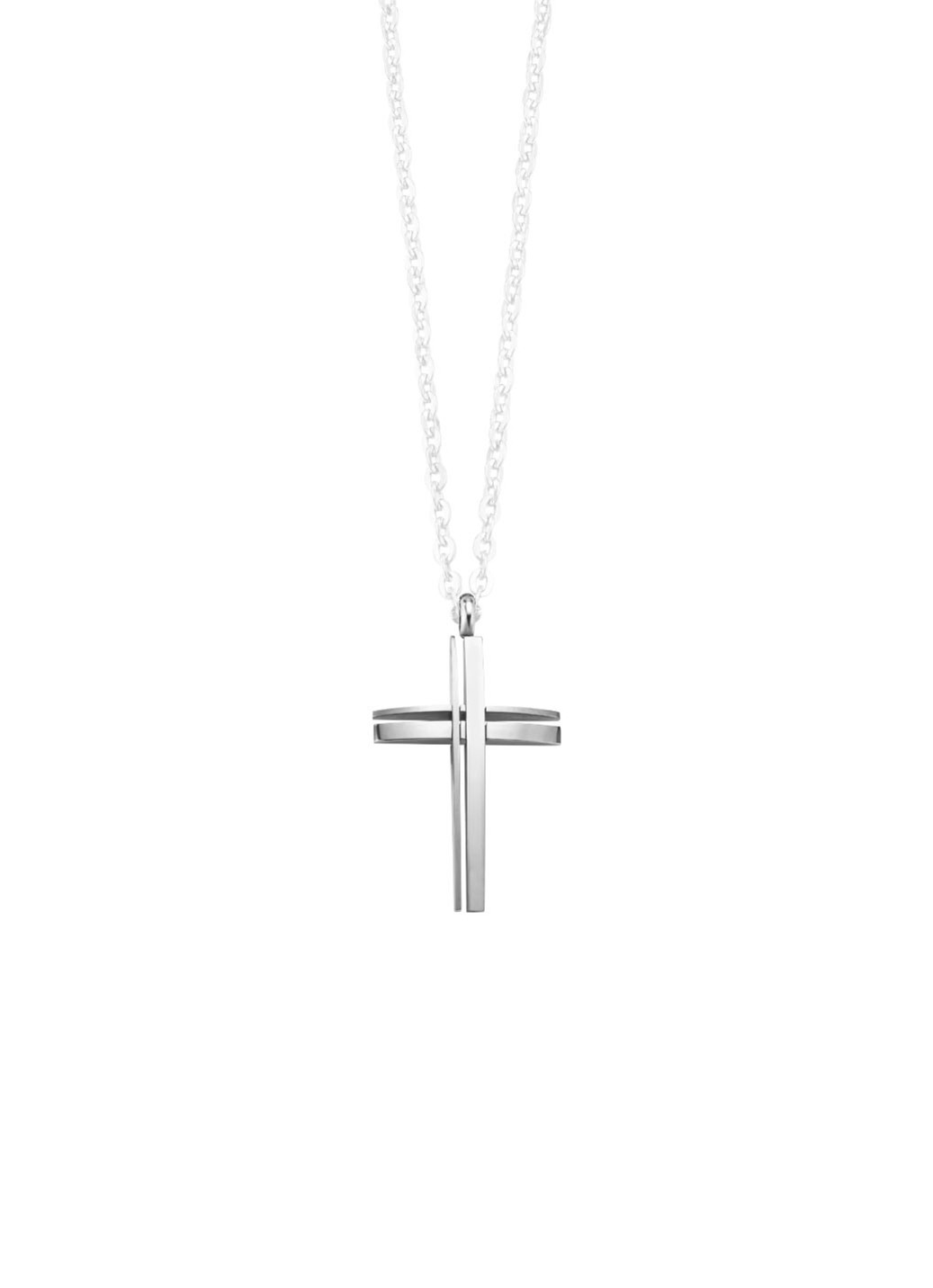 Durchbrochener Kreuz-Anhänger aus Edelstahl