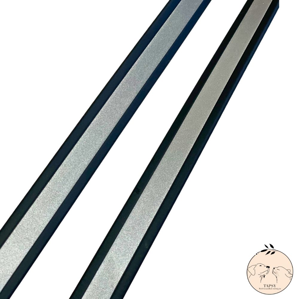 Tapsy Biothane Hundeleine Reflektierend mit Traffic Handle