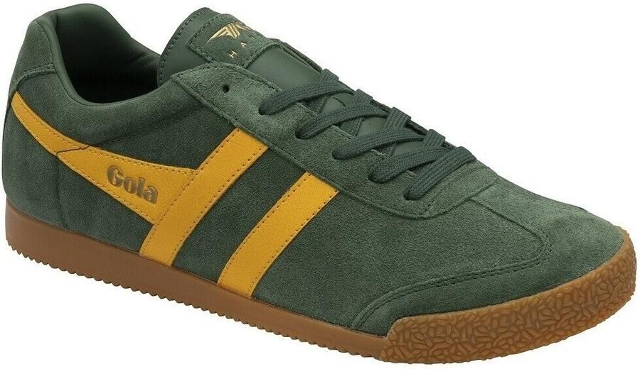 Gola Harrier Suede Heren Sneaker Evergreen-Zon