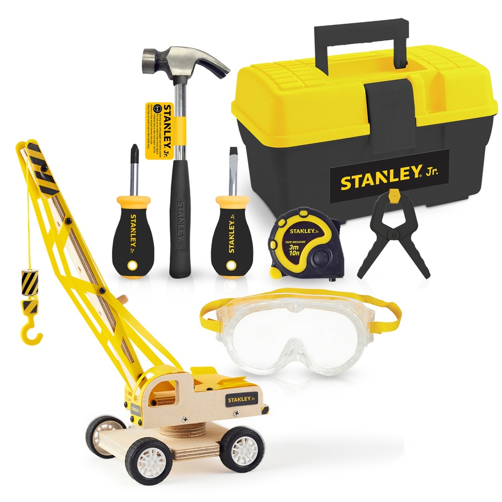 Stanley Jr. Kran- und Werkzeugkasten-Set