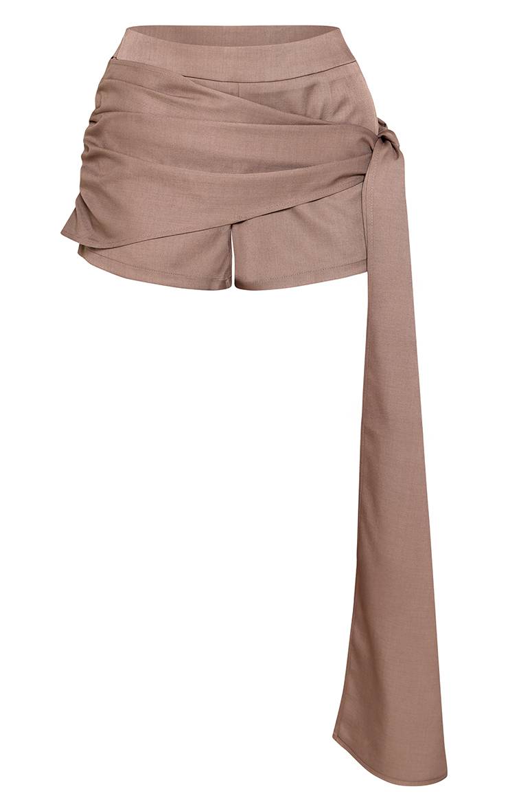 Champignon Short Coordonné Tailleur À Détail Cache-cœur
