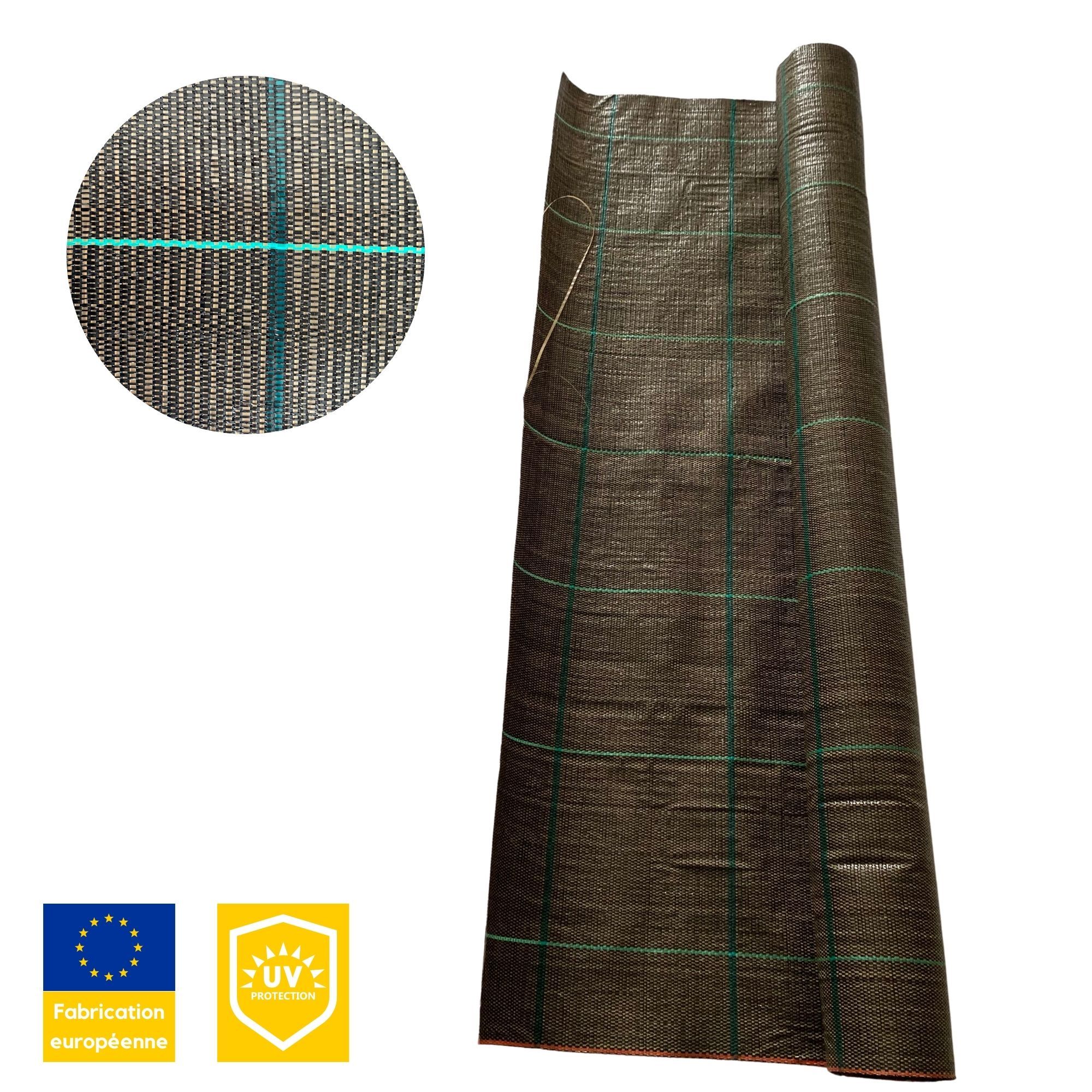 Toile hors sol - paillage marron 100 g/m² / 1.05 x 100 m
