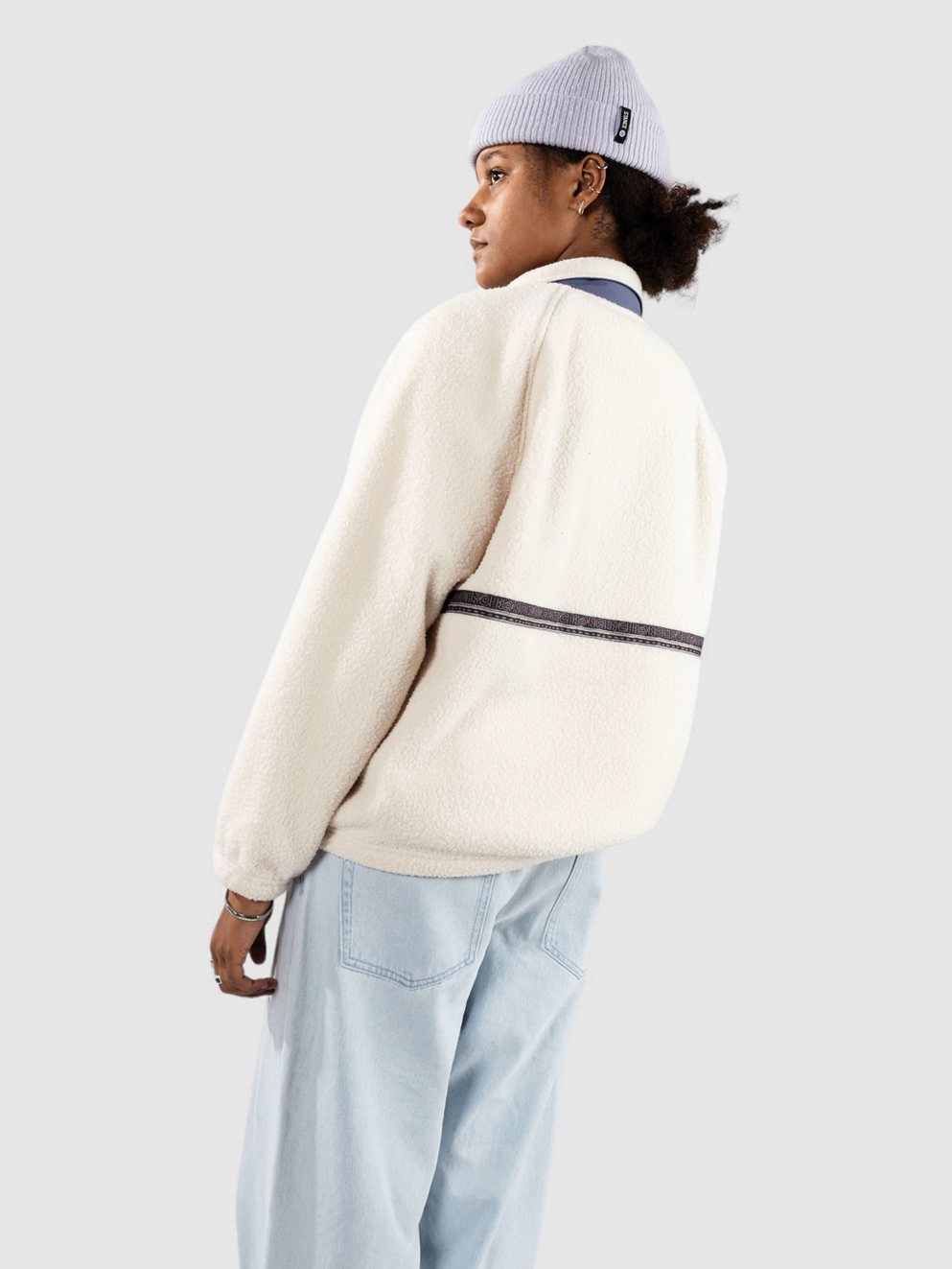 Quiksilver Uni Half Zip Polar Fleece Jacket birch