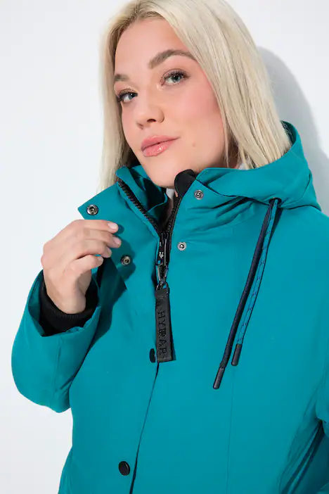 HYPRAR Funktionsjacke, wasserdicht, 2-Wege-Zipper, tealblau