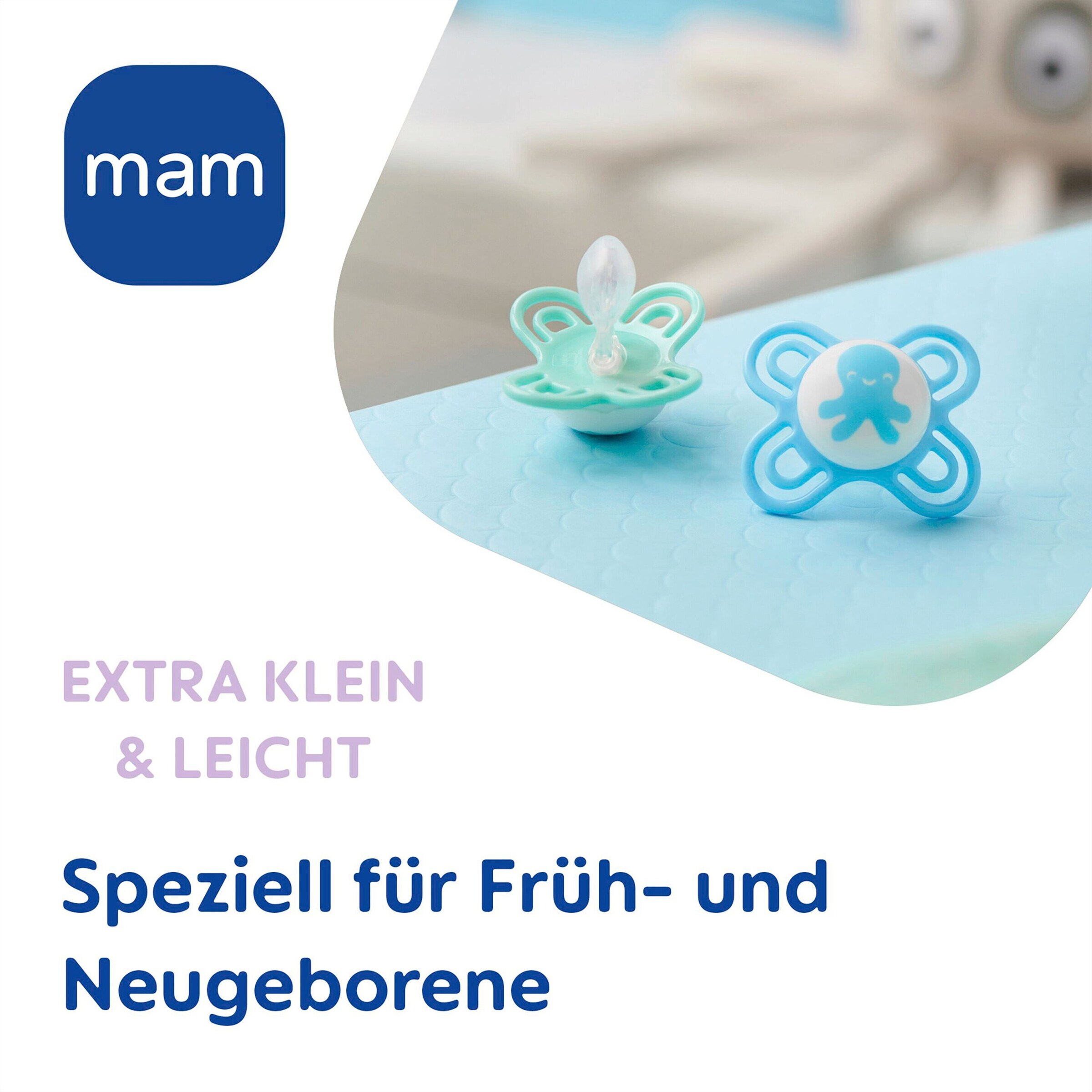 MAM 4er-Pack Schnuller Perfect Start Silikon, 0-2 M