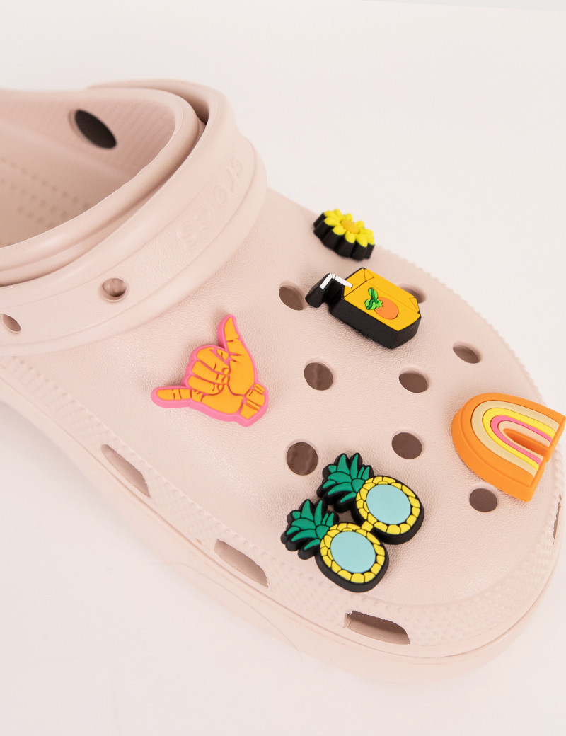 CROCS PACK DE 5 JIBBITZ SUNSHINE IS FINE