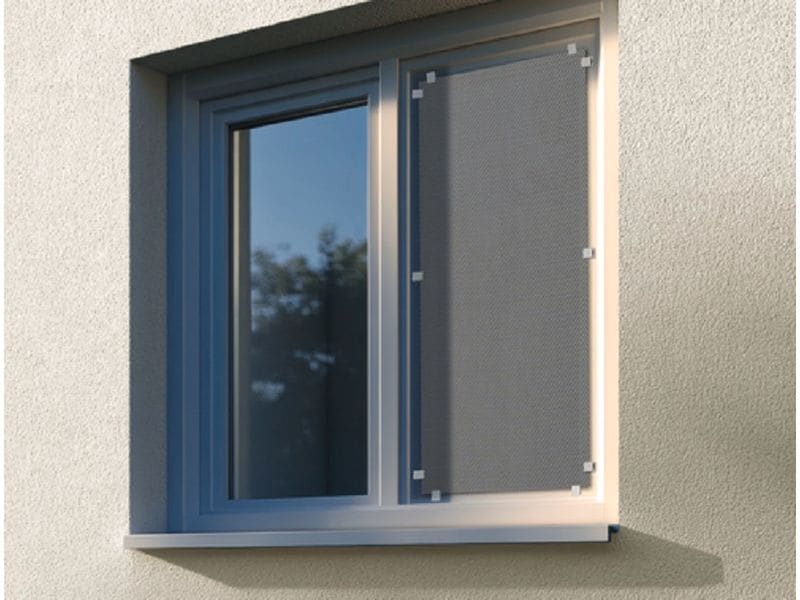 Gardinia Screen-Hitzeschutz Outdoor, Grau, 60 x 120 cm Moderner Outdoor-Hitzeschutz