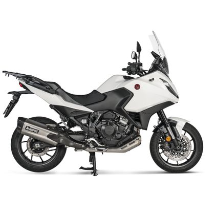Silencieux Akrapovic Titane noir embout Carbone - Gris