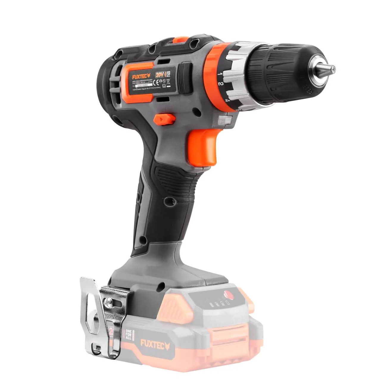 Perceuse-visseuse à percussion sans fil 20V FUXTEC FX-E1SBS20 - Set avec 2 batteries 2Ah et chargeur 1A