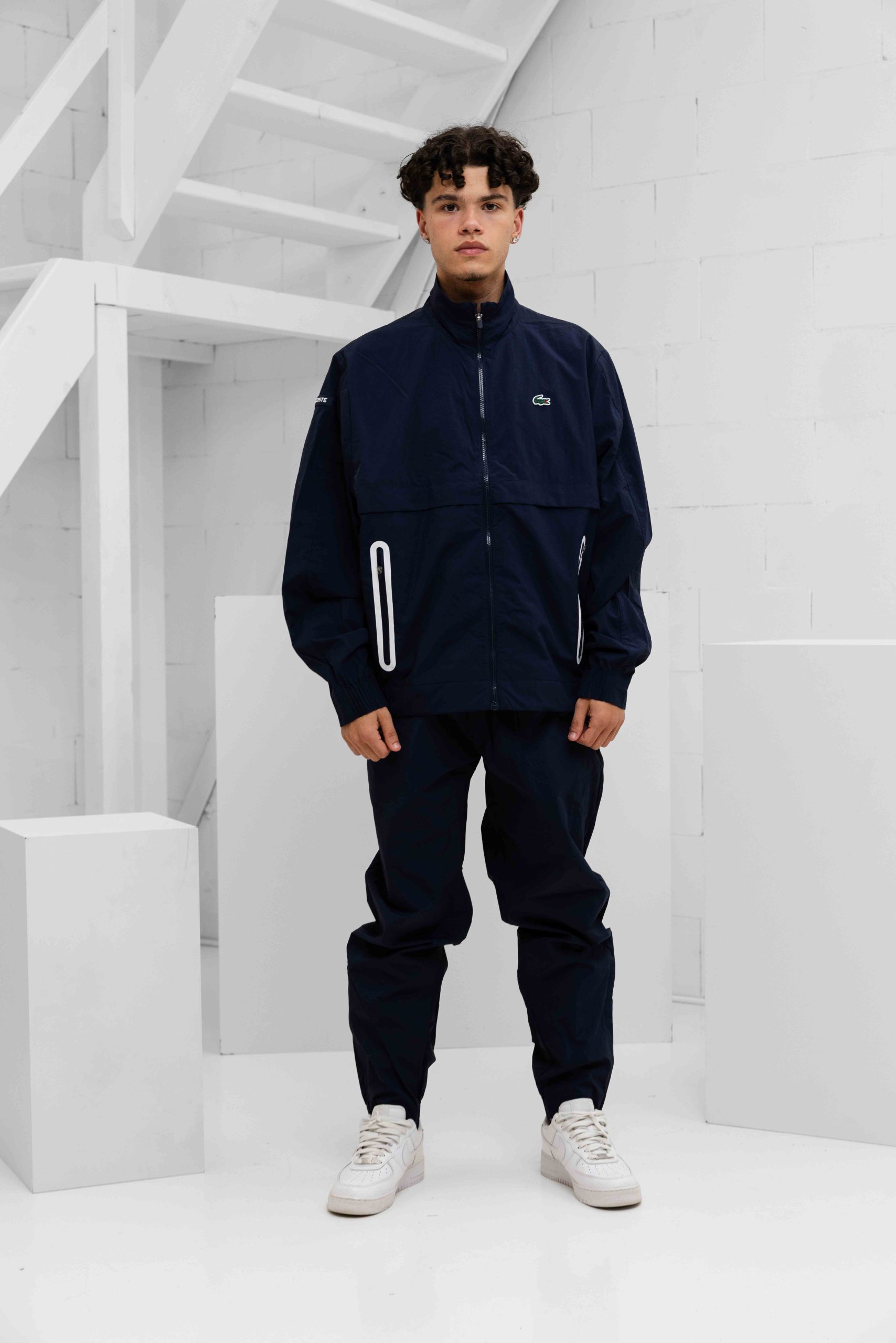 Lacoste Tennis x Novak Djokovic Trainingspak Heren Donkerblauw