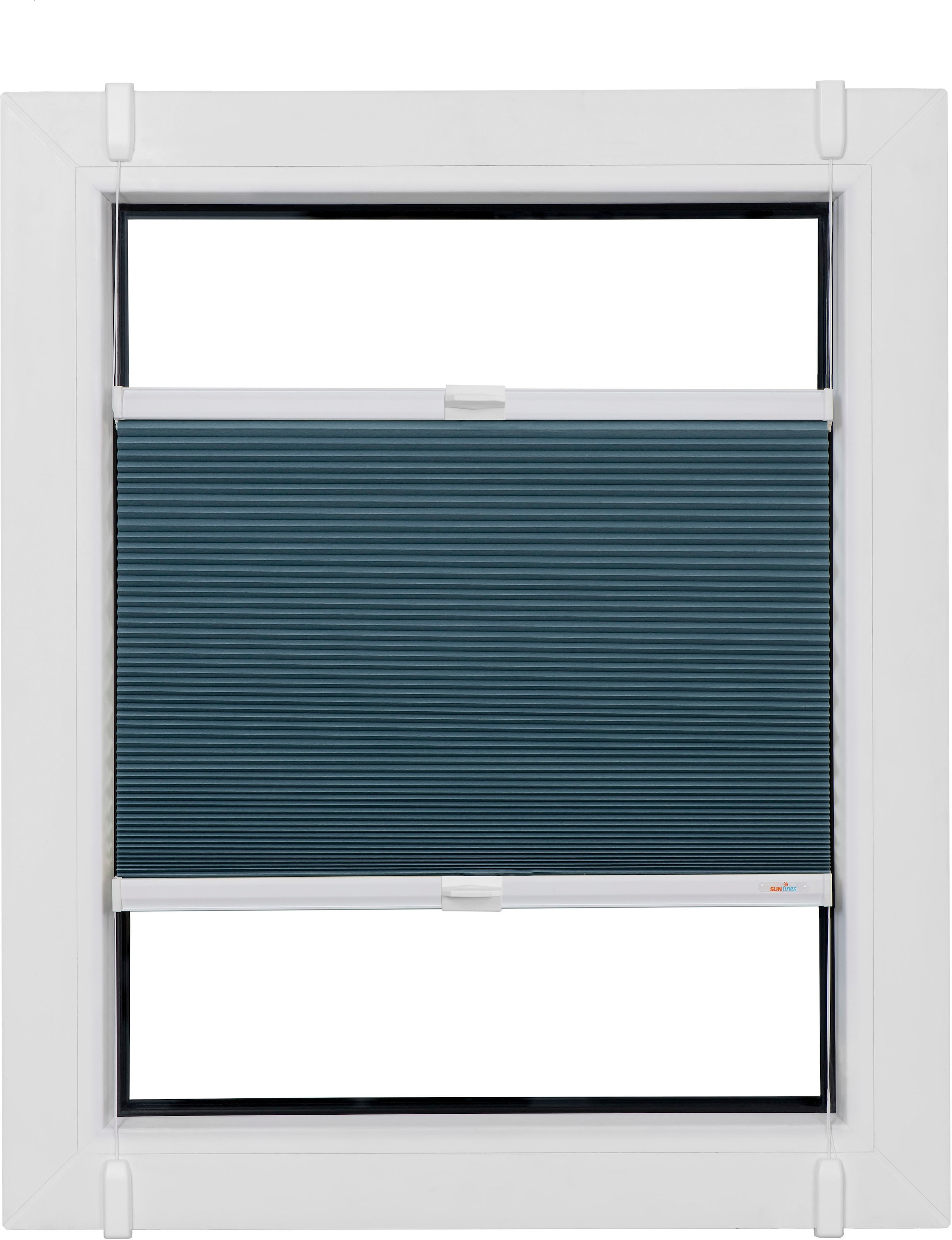 sunlines Wabenplissee »Budget Wabe Verdunklung« abdunkelnd ohne Bohren verspannt Klemmfix, glatt,