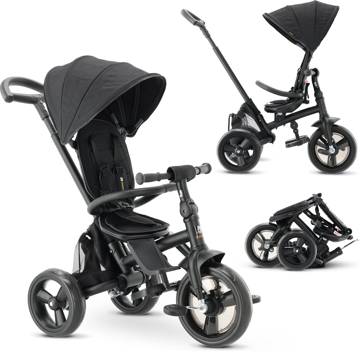 Deryan Explorer driewieler – Black