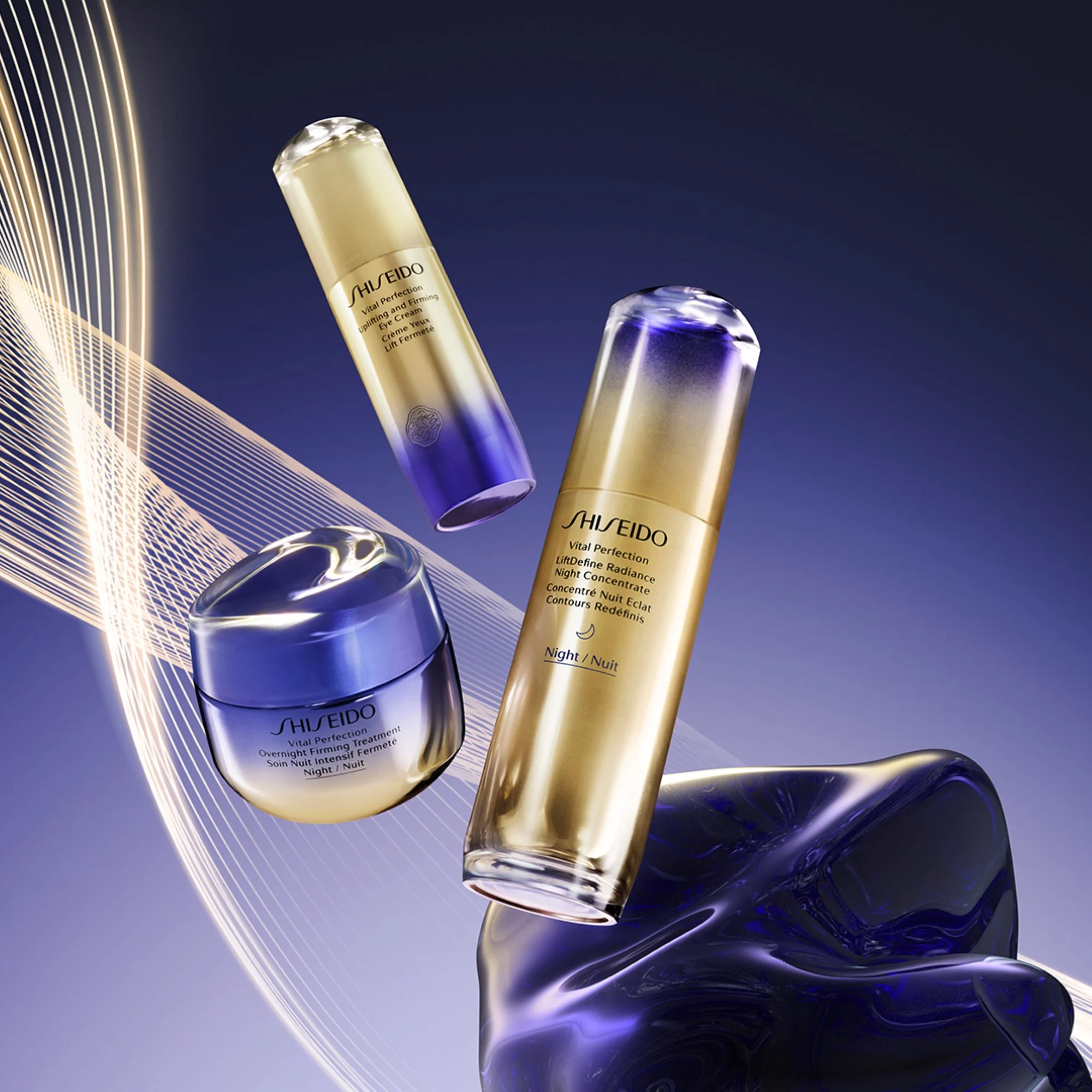 VITAL PERFECTION Concentré Nuit Eclat Contours Redéfinis |