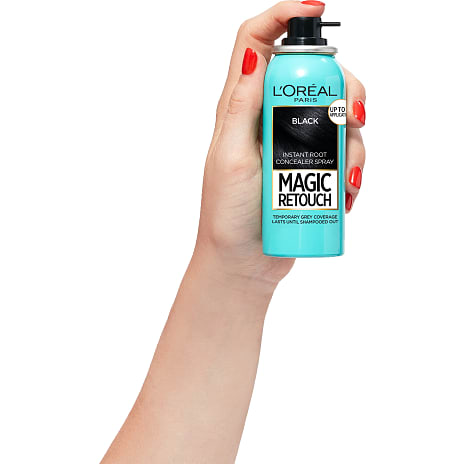 Hårfarvespray Black