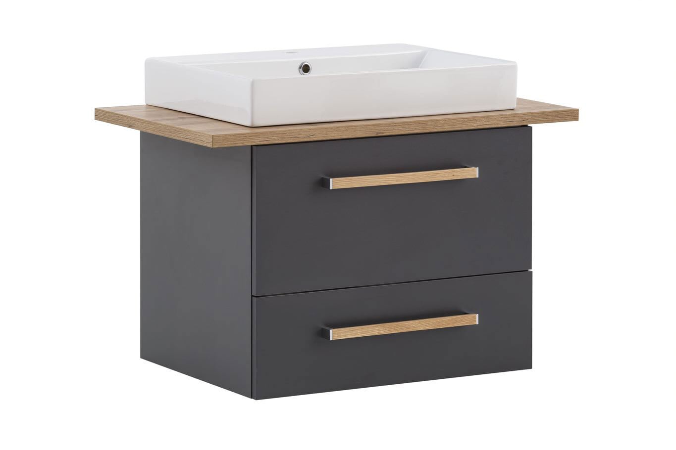 CASAVANTI Waschplatz WT 102,2 x 61,5 x 50 cm Holznachbildung grau