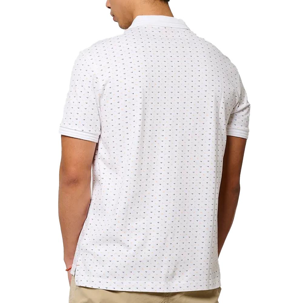 Kaporal Polo Blanc/Orange Homme Kaporal BOSCIE