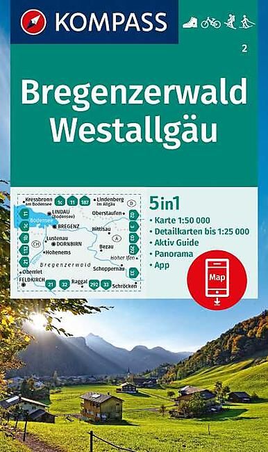 KOMPASS - 2 BREGENZERWALD WESTALLGAU