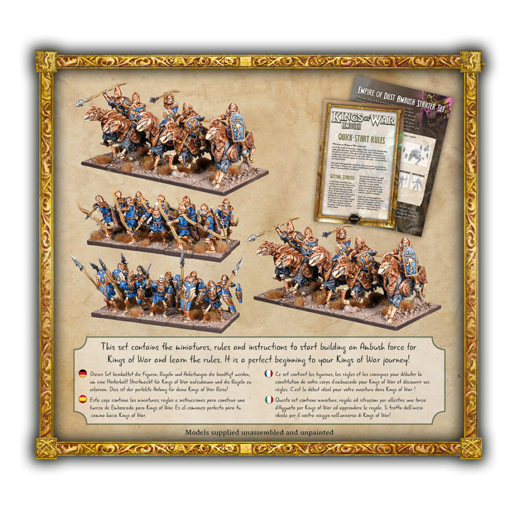Kings of War - Ambush - Starter Set Empire de Poussière