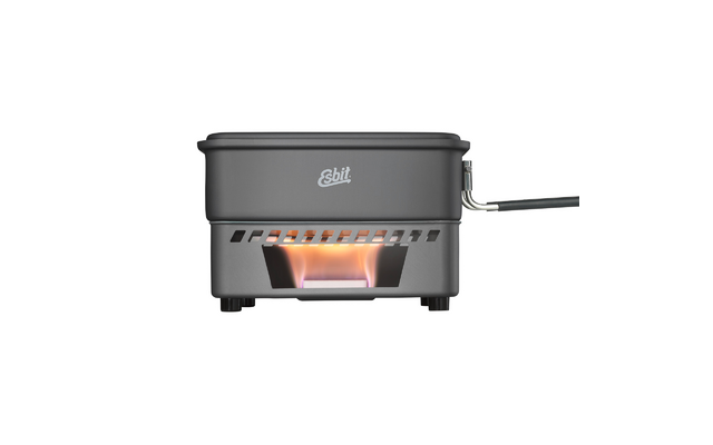 Esbit Trockenbrennstoff Kochset 1100 ml hardanodisiertes Aluminium