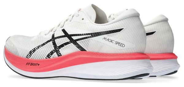 Chaussures Running Asics Magic Speed 3 Blanc/Noir/Rouge Homme
