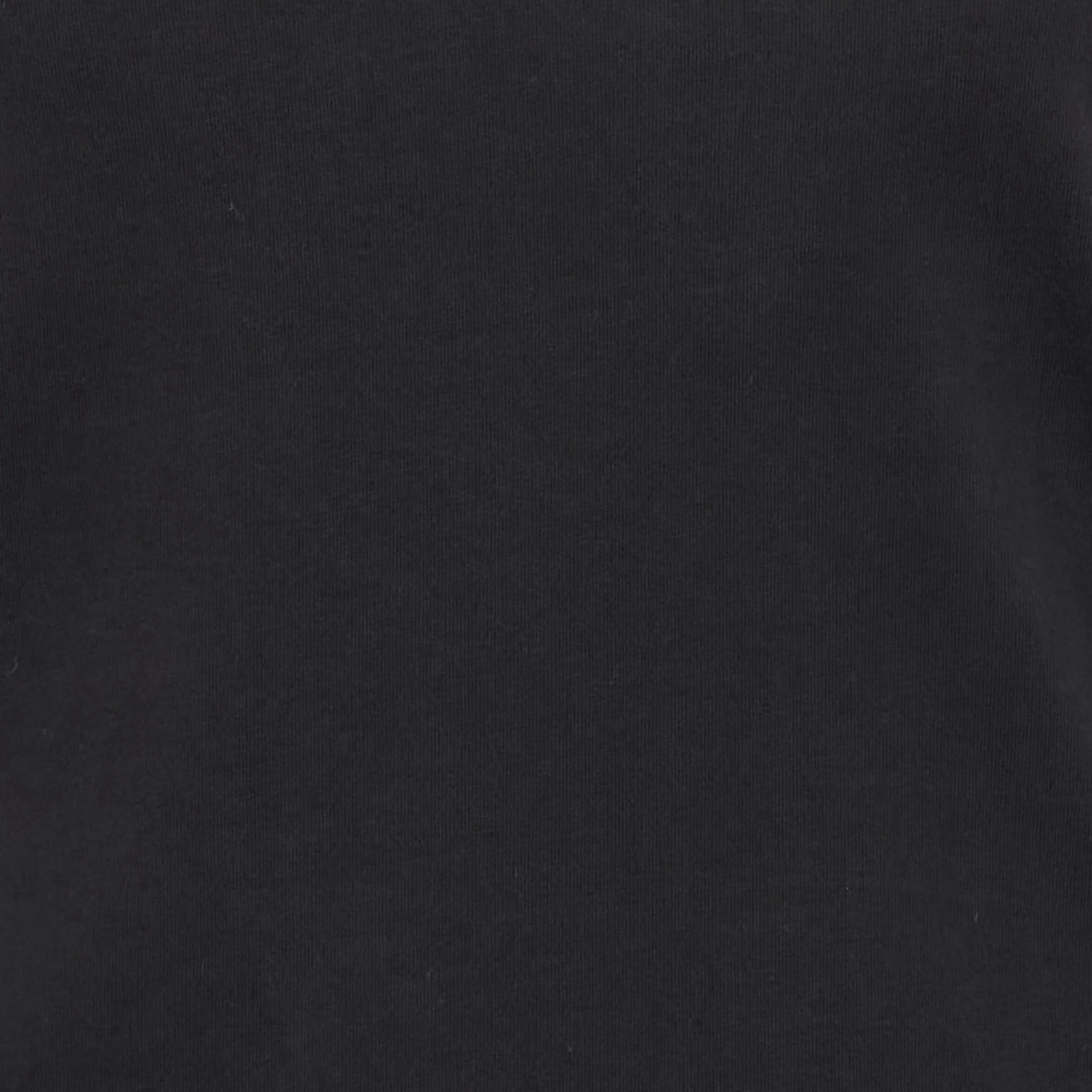 Tee-shirt col rond ajustée en coton | Noir