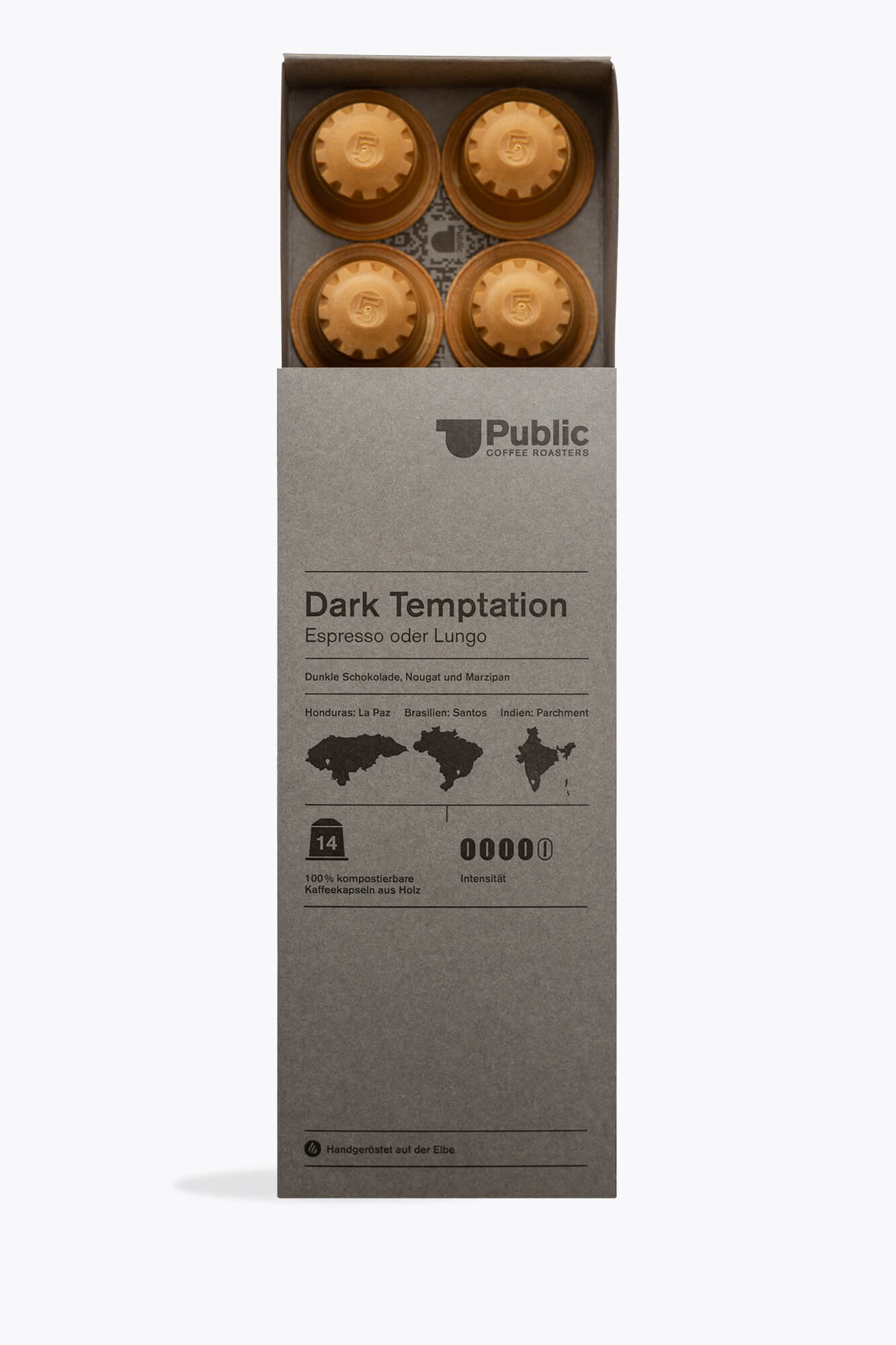 Public Coffee Roasters Dark Temptation 14 Kapseln Nespresso® kompatibel