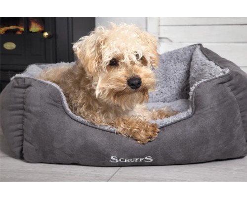 Scruffs Cosy Box Hondenbed, Grijs, ca. 50 x 60 x 30 cm