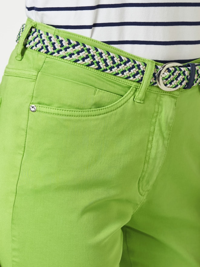 Five-Pocket-Hose Flechtgürtel