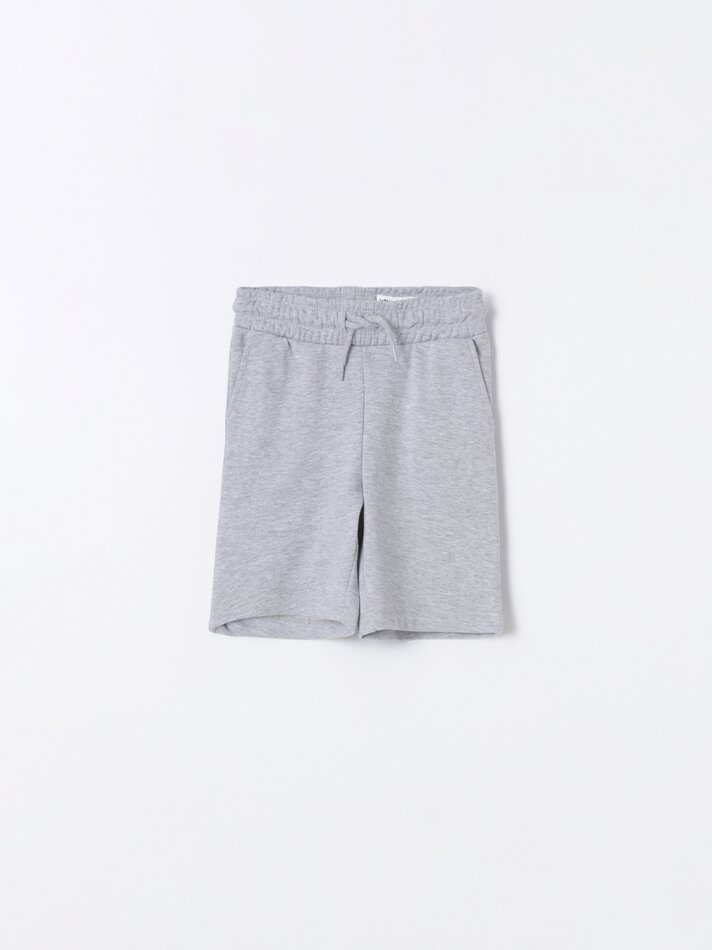 Conjunto de 2 Bermudas Felpudas - Pretas