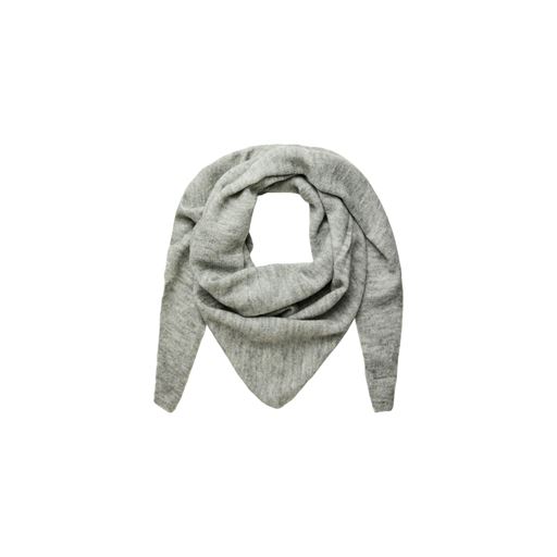Pieces Juliana Triangle Halstørklæde, Light Grey Melange
