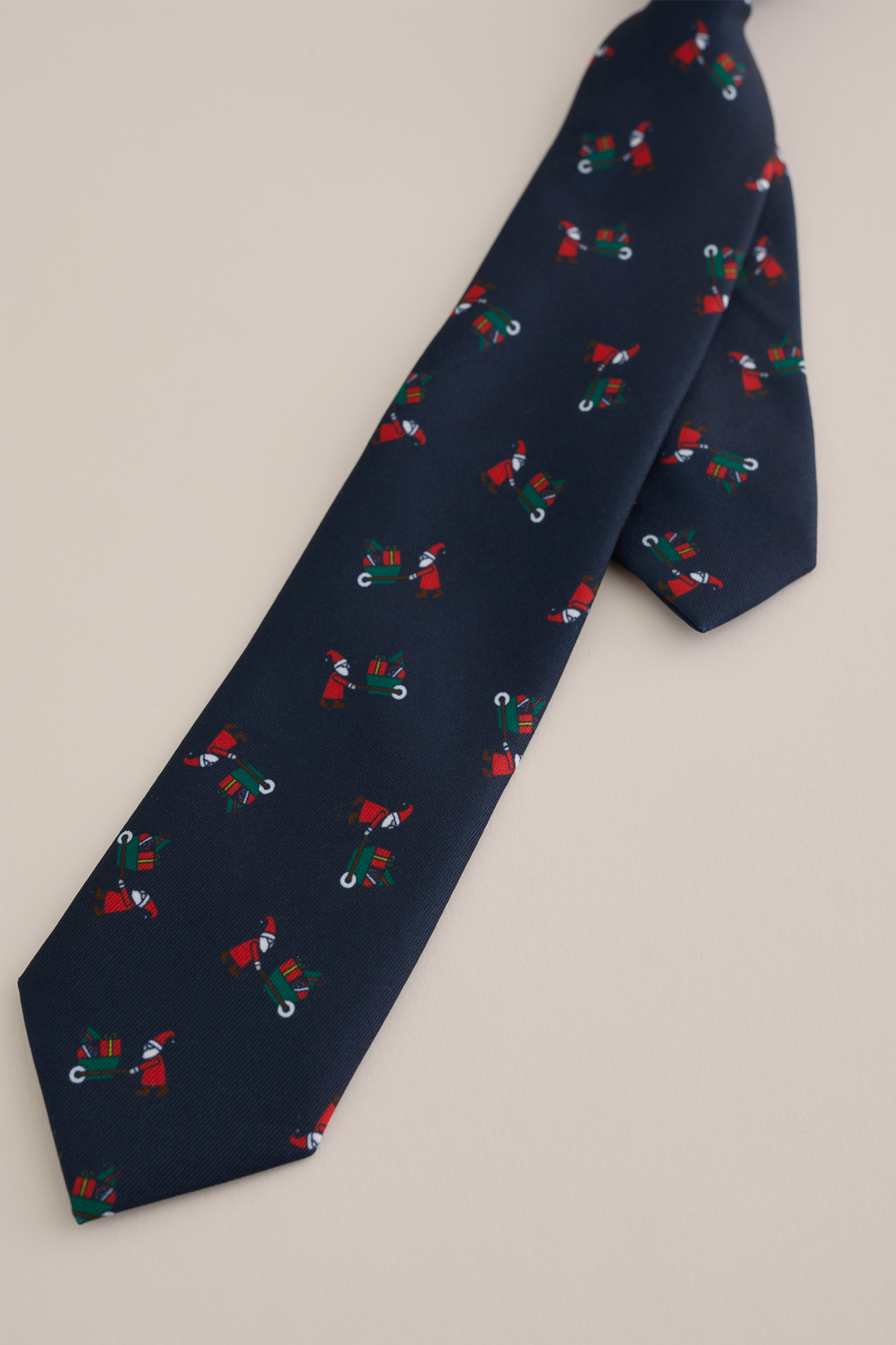 Jongens kerst stropdas WE Fashion Donkerblauw