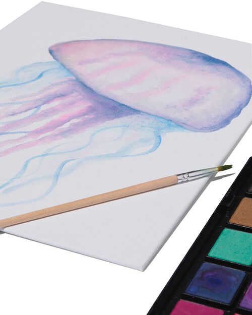 5 toiles de peinture A4