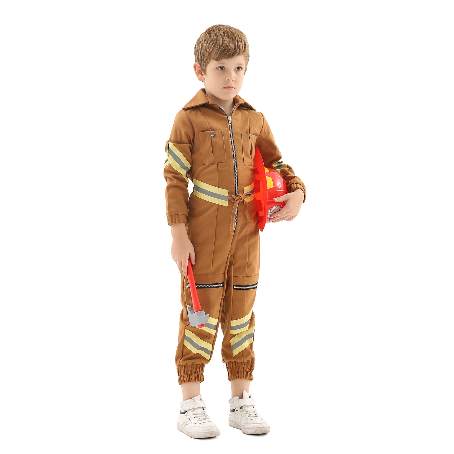 Kinderkostüm Feuerwehr Grösse 140