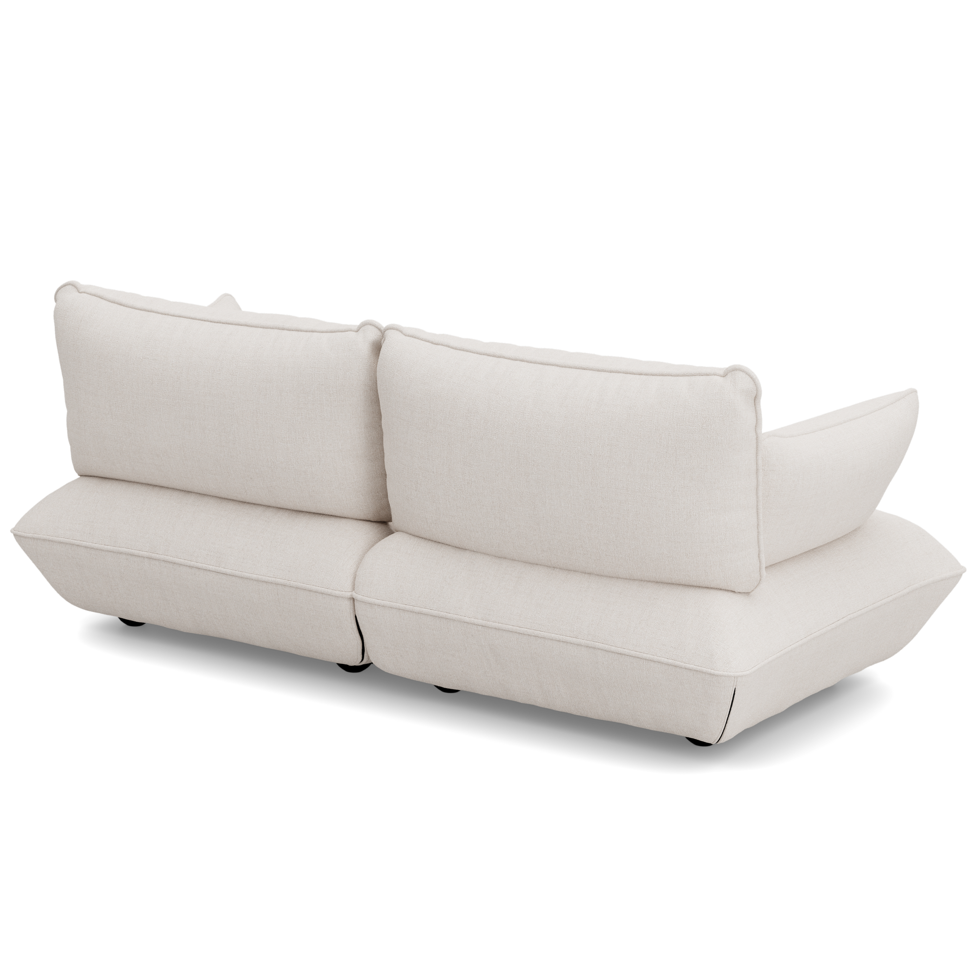 2-zitsbank Sumo boucle recycled creme