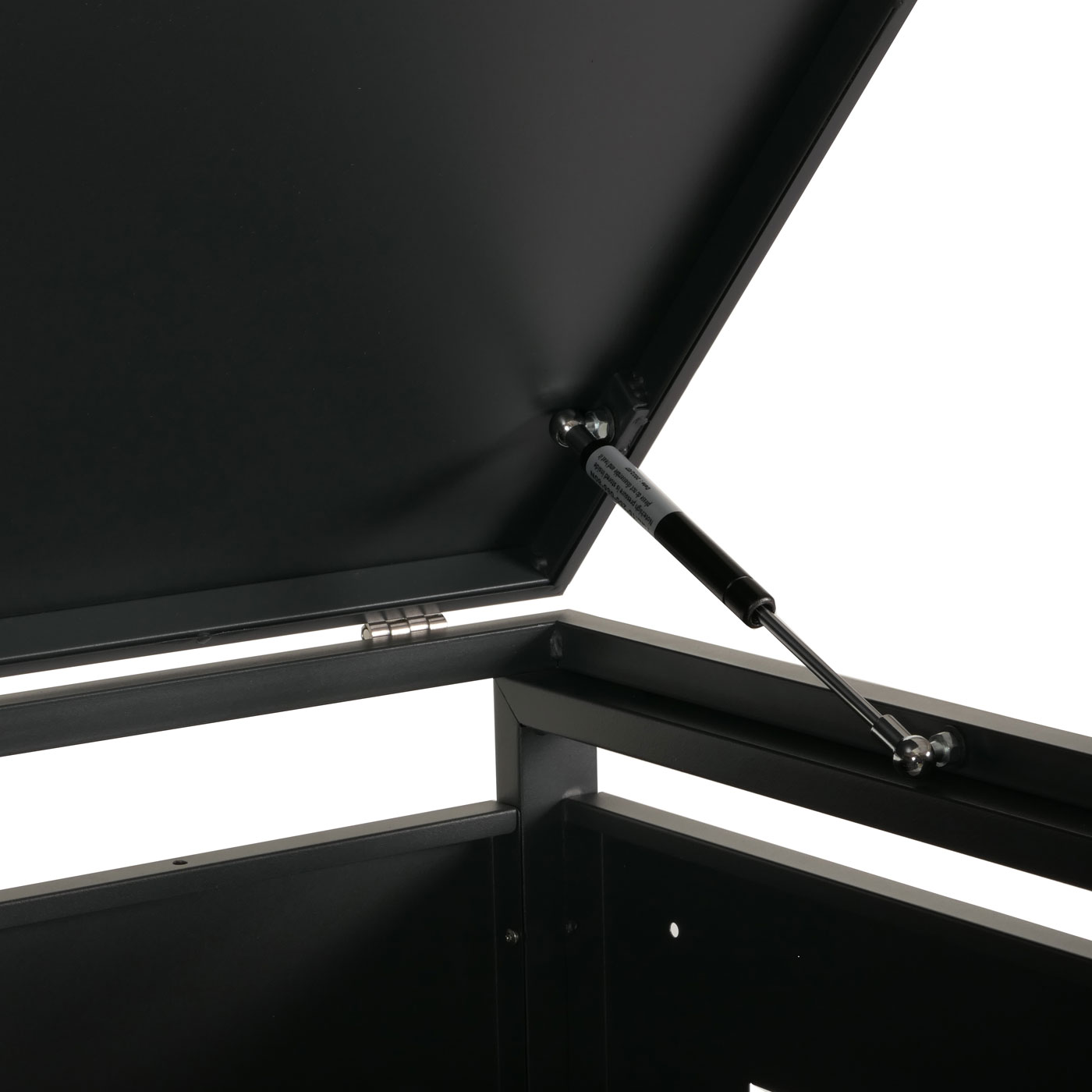 4er-Mülltonnenverkleidung MCW-E83, Mülltonnenbox Mülltonnenabdeckung, erweiterbar 117x263x80cm ~ anthrazit, Stahl 108kg