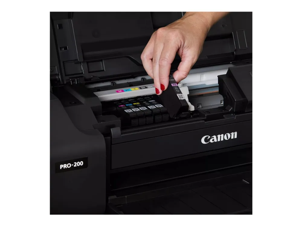 Canon PIXMA PRO-200 - Printer - farve - blækprinter - A3 Plus op til 1.5 min./side (farve) - kapacitet: 100 ark - LAN, Wi-Fi(n), USB 2.0