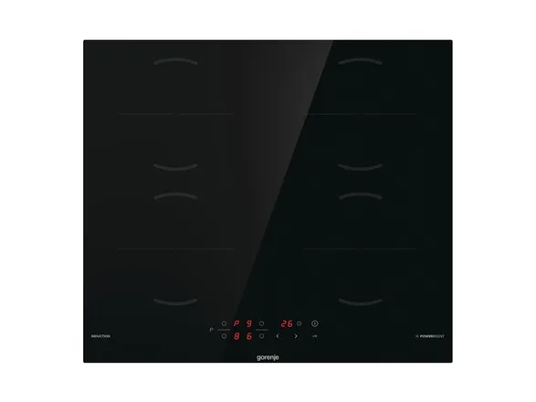 Gorenje GI6401BSCE - Induktions kogeplade - 4 plader - Niche - bredde: 56 cm - dybde: 49 cm - sort