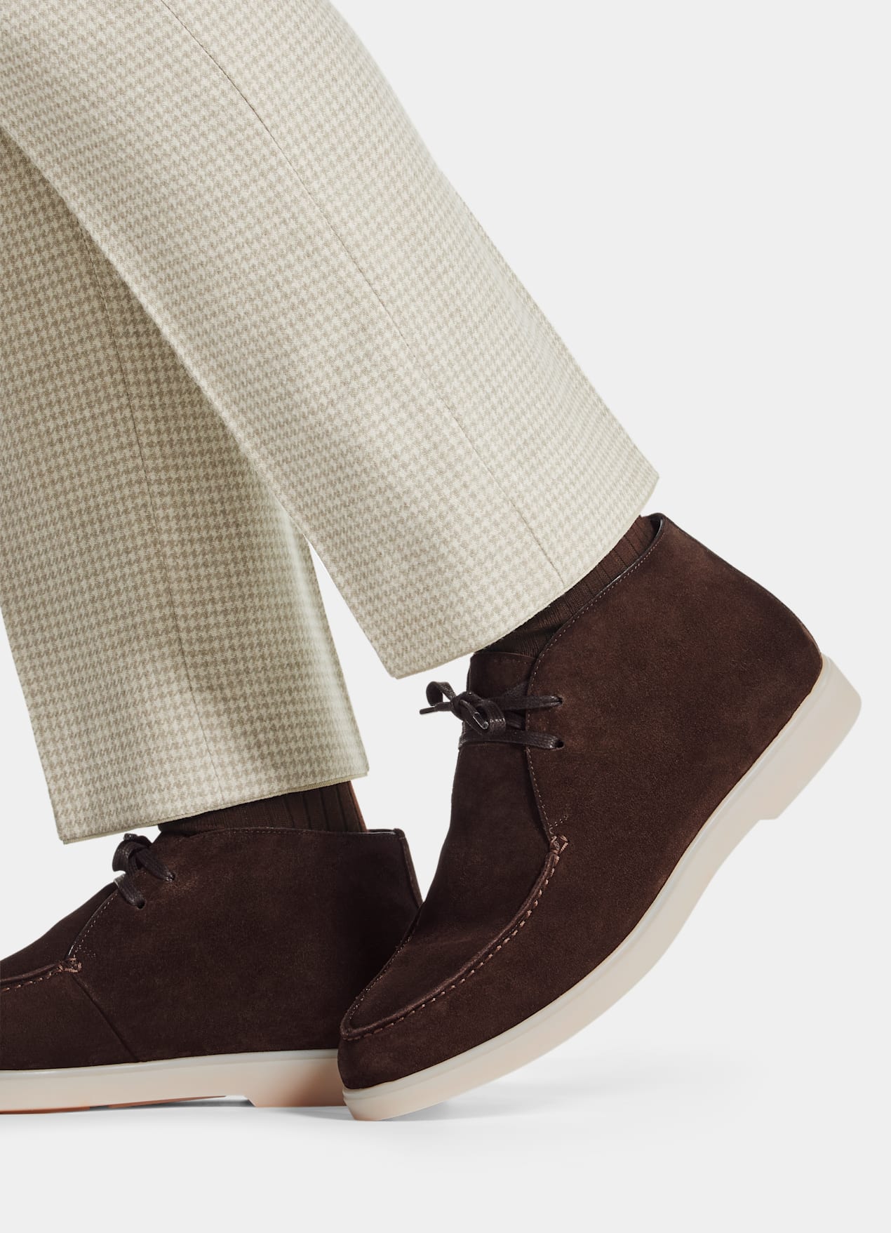 Bottines chukka marron
