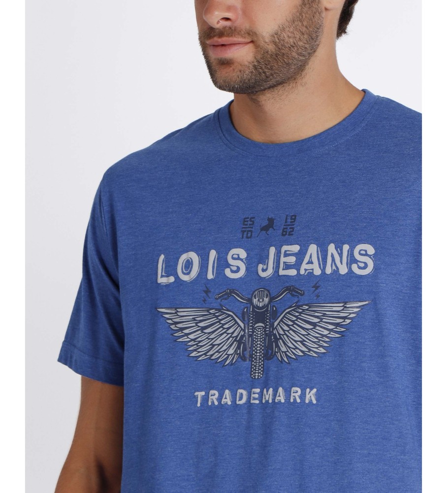 Pijama de manga curta Lois Blue Motowings