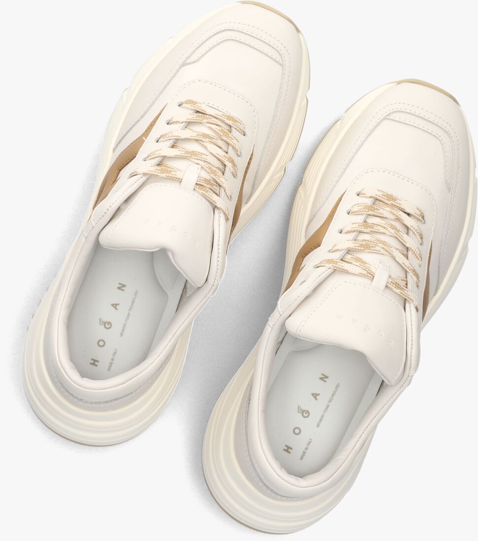 beige hogan lage sneakers h669 allacciato h