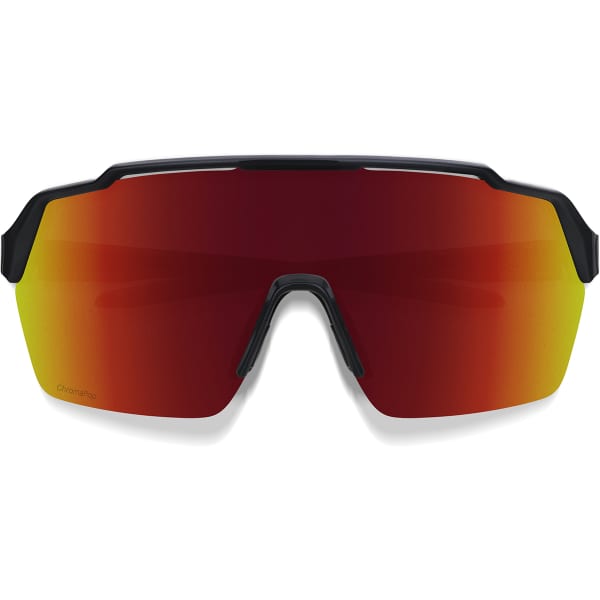 Lunette vélo SMITH SHIFT SPLIT MAG BLACK CHROMAPOP RED MIRROR