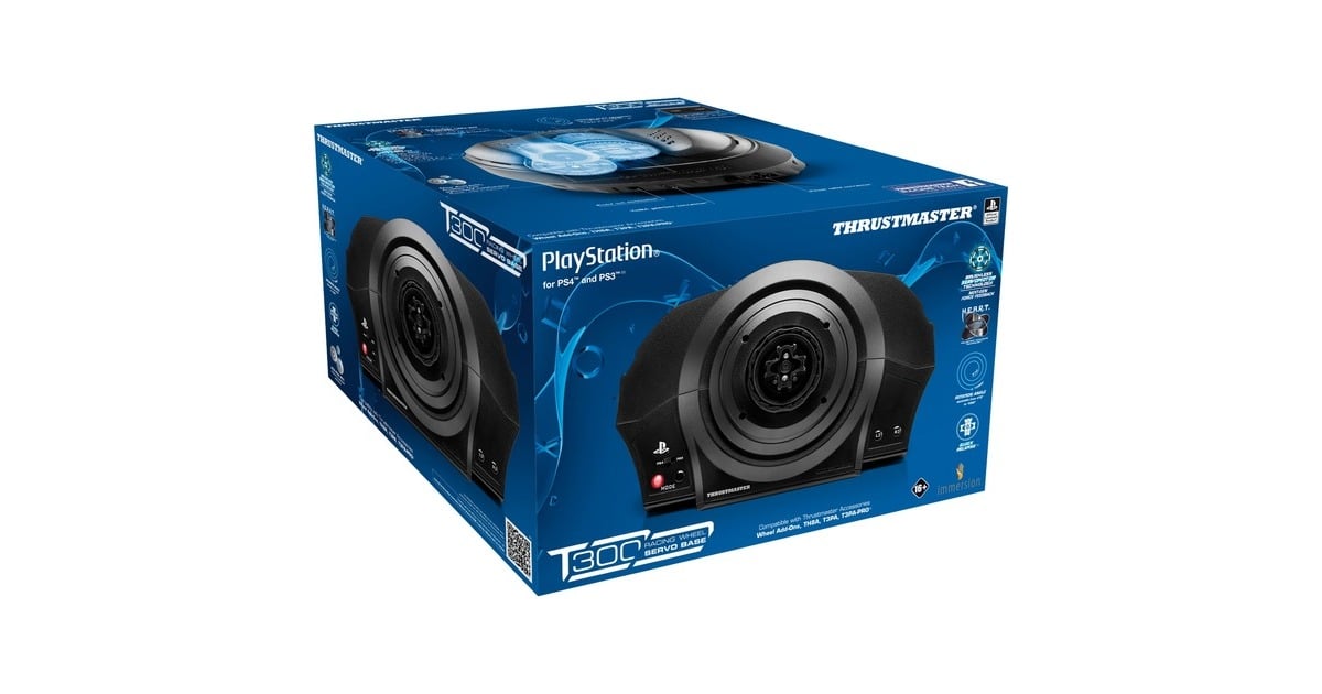 ThrustmasterT300 Racing Wheel Servo Base  (Zwart, Pc, PS3, PS4, PS5)
