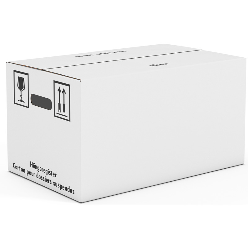 Kartonbox für Hängeregister