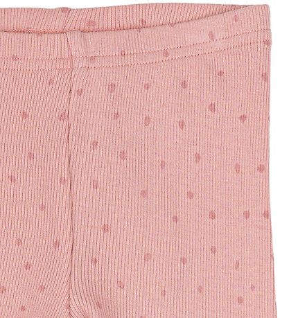 Petit Piao Leggings - Rib - Modal - Hell Rose