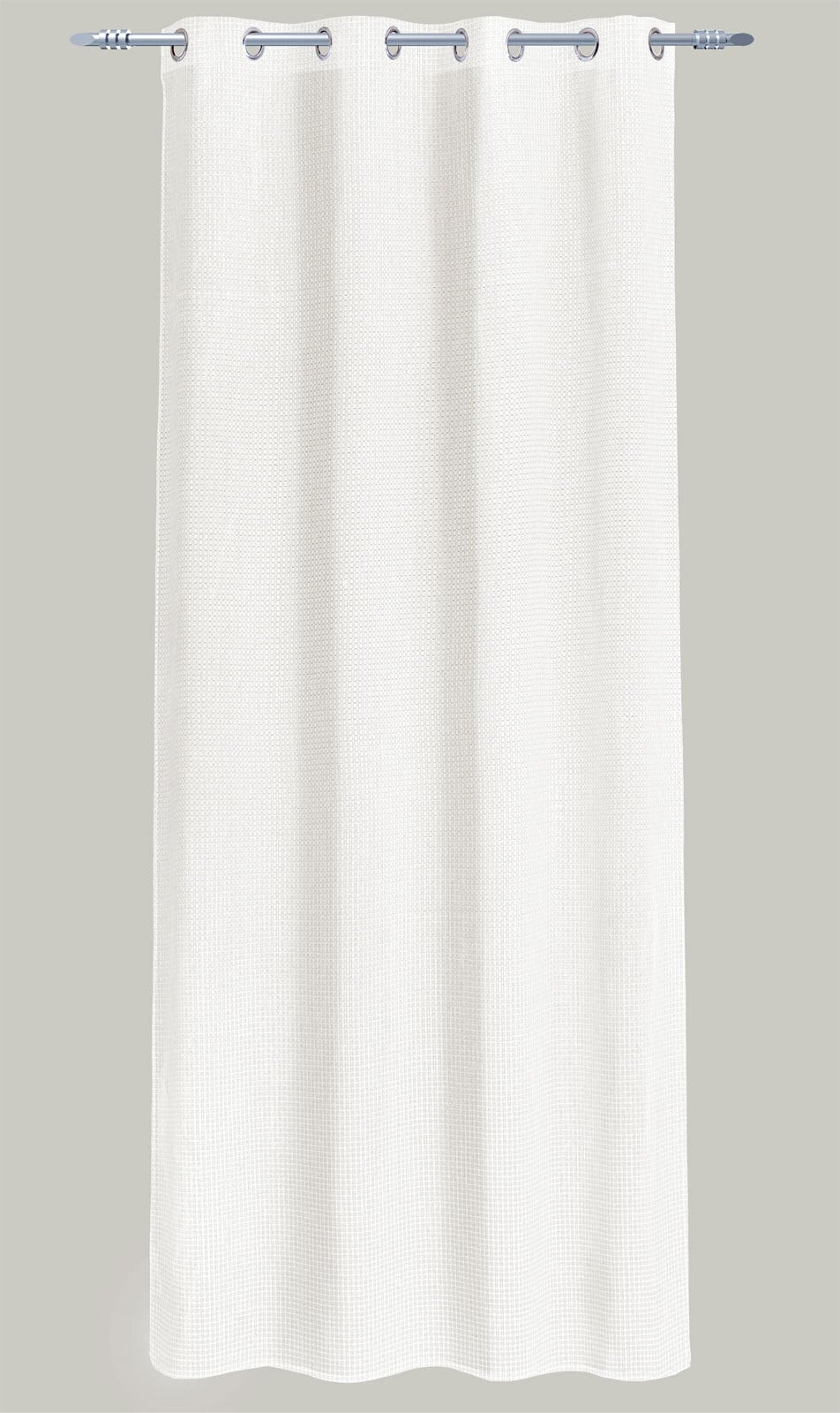 Ösenvorhang Space 2er Set, 140x245cm, anthrazit, Polyester